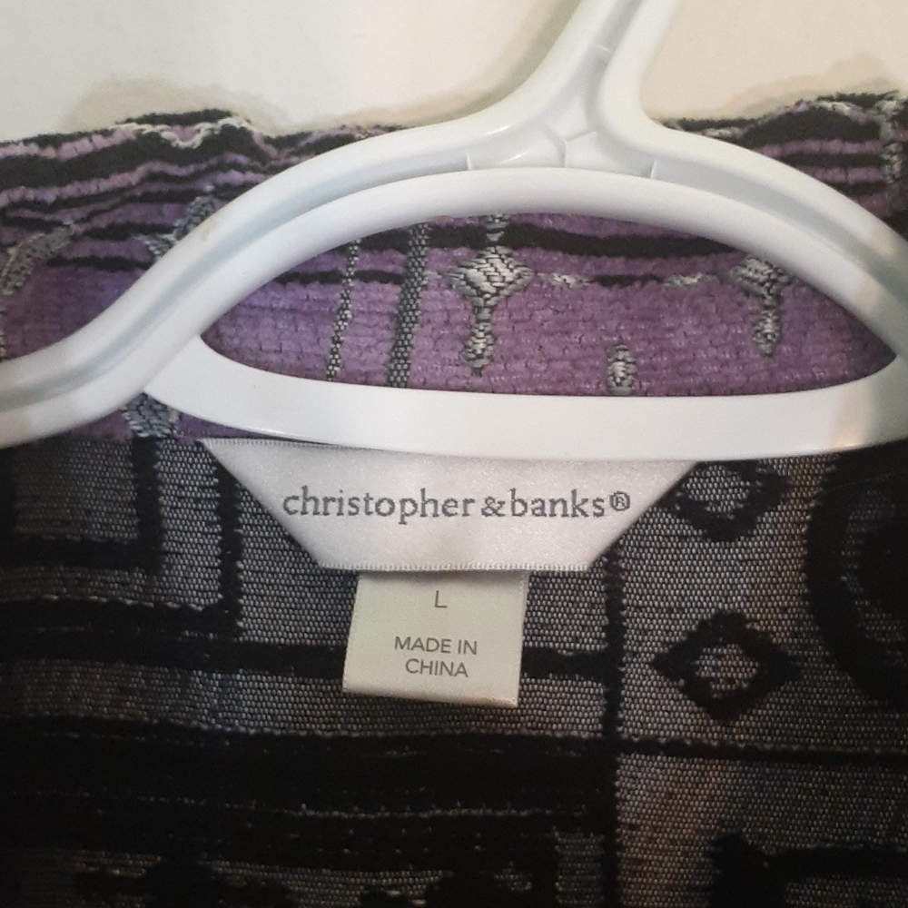 Purple Embroidered Jacket - Picture 2 of 3